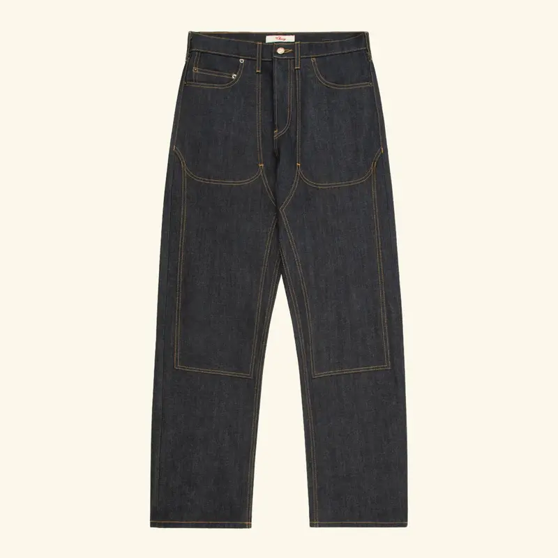 Buckle Back Denim Double Knees 1