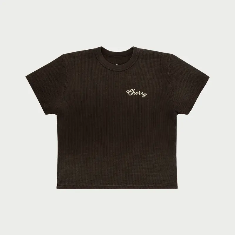 Built To Love Thermal Baby Tee (Espresso) 1