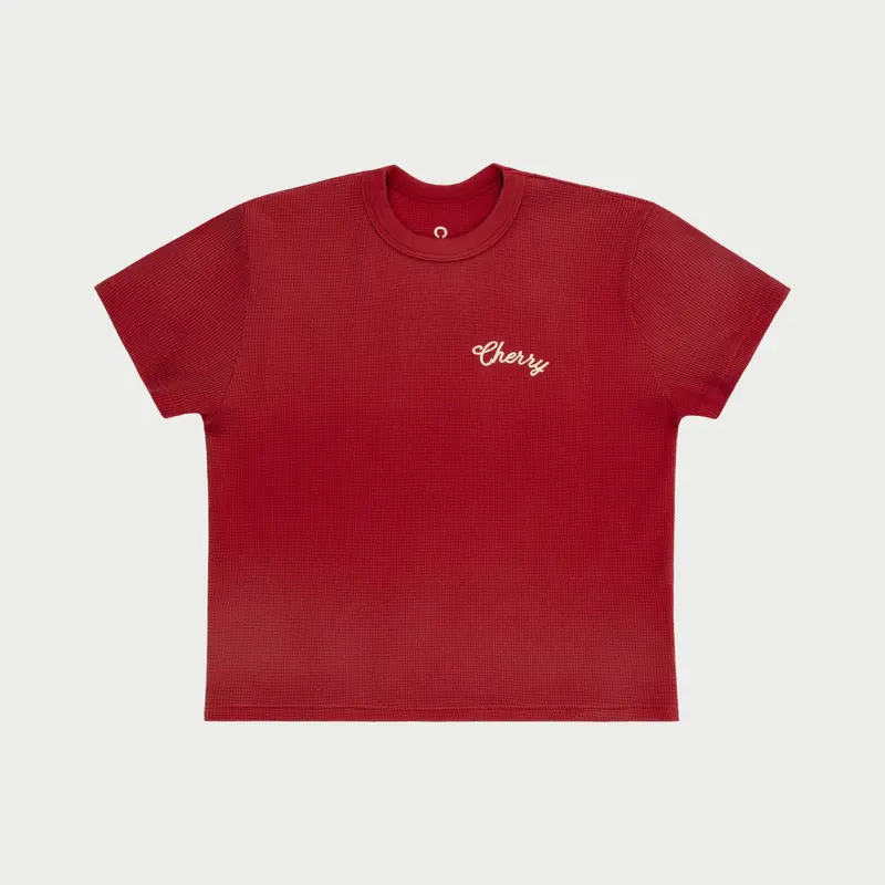 Built To Love Thermal Baby Tee (Red) 1