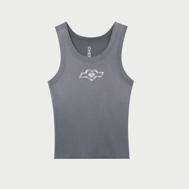 Built To Love Women's Tank Top (Smoke) 1