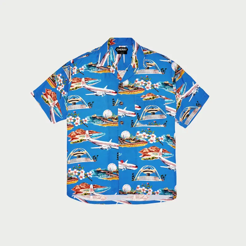 California Vacation Shirt (Blue) 1