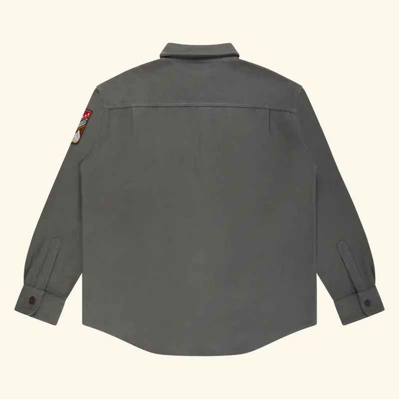 Canton Flannel Shirt (Stone) 2