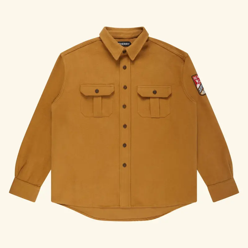 Canton Flannel Shirt (Tan) 1