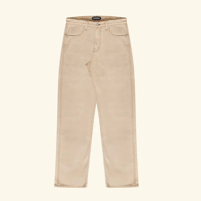 Canvas Mechanic Pants (Sand) 1