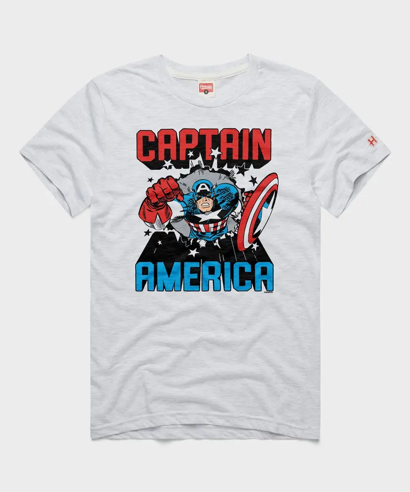 Captain America Bustin' Through 1