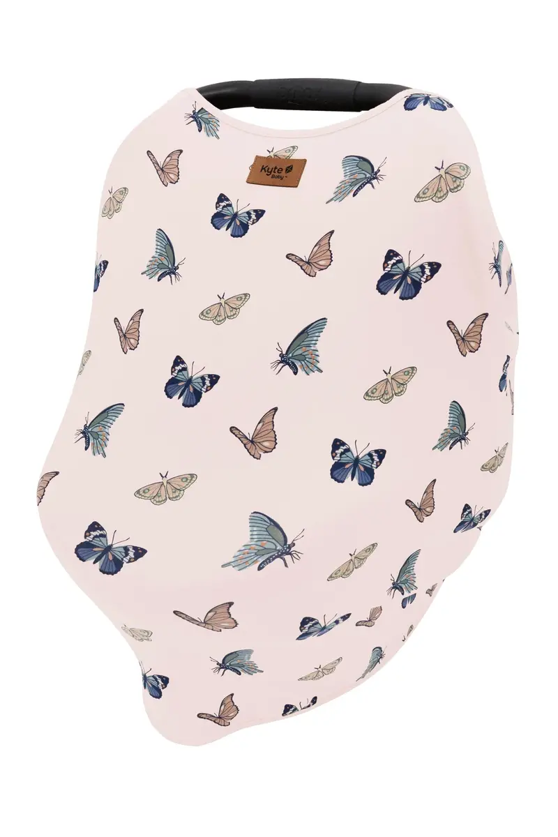 Car Seat Cover In Blush Butterfly 1