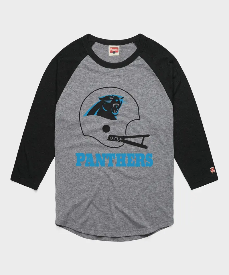 Carolina Panthers Big Helmet Raglan 1