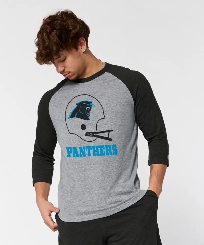 Carolina Panthers Big Helmet Raglan 3