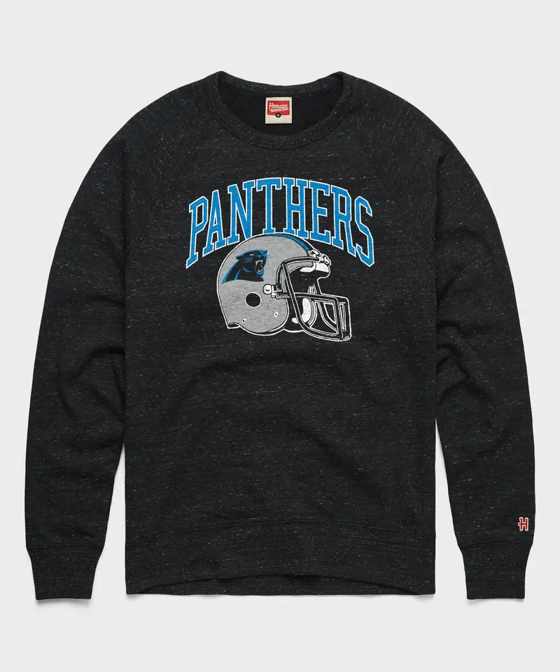 Carolina Panthers Helmet Crewneck 1