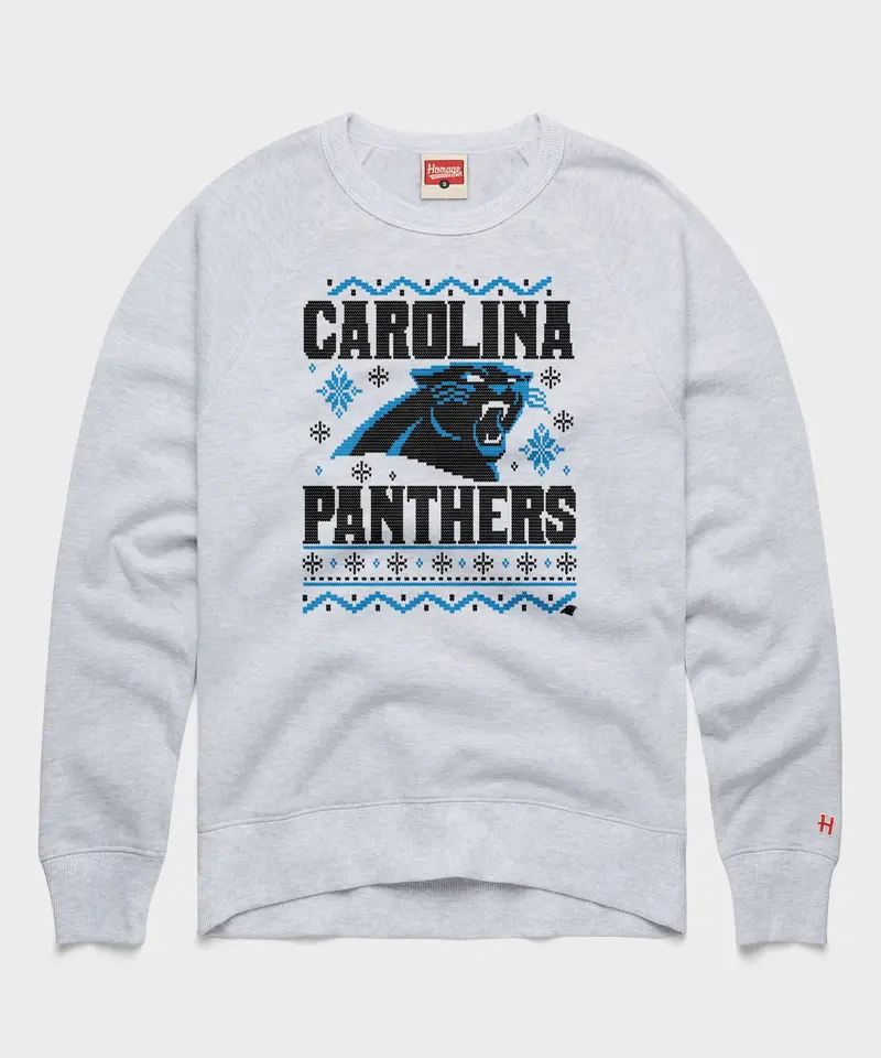 Carolina Panthers Holiday Crewneck 1