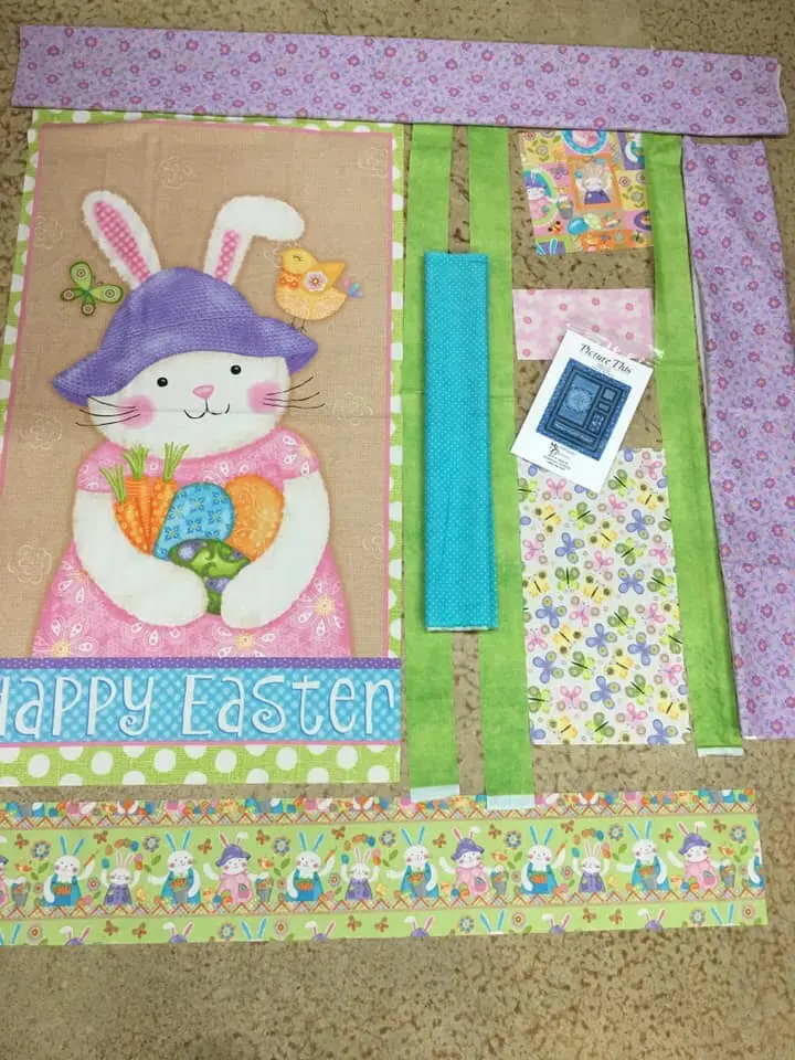 Carrot Patch Panel Kit / Picture This Pattern,  Size 58 X 74. 1