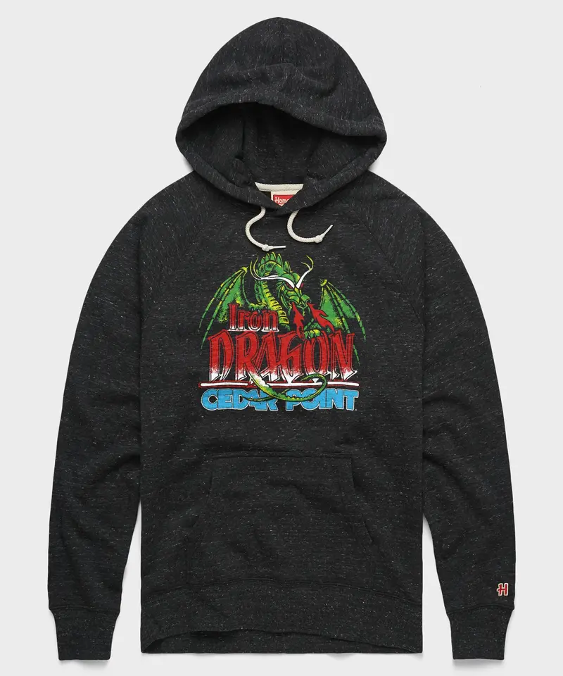 Cedar Point Iron Dragon Hoodie 1