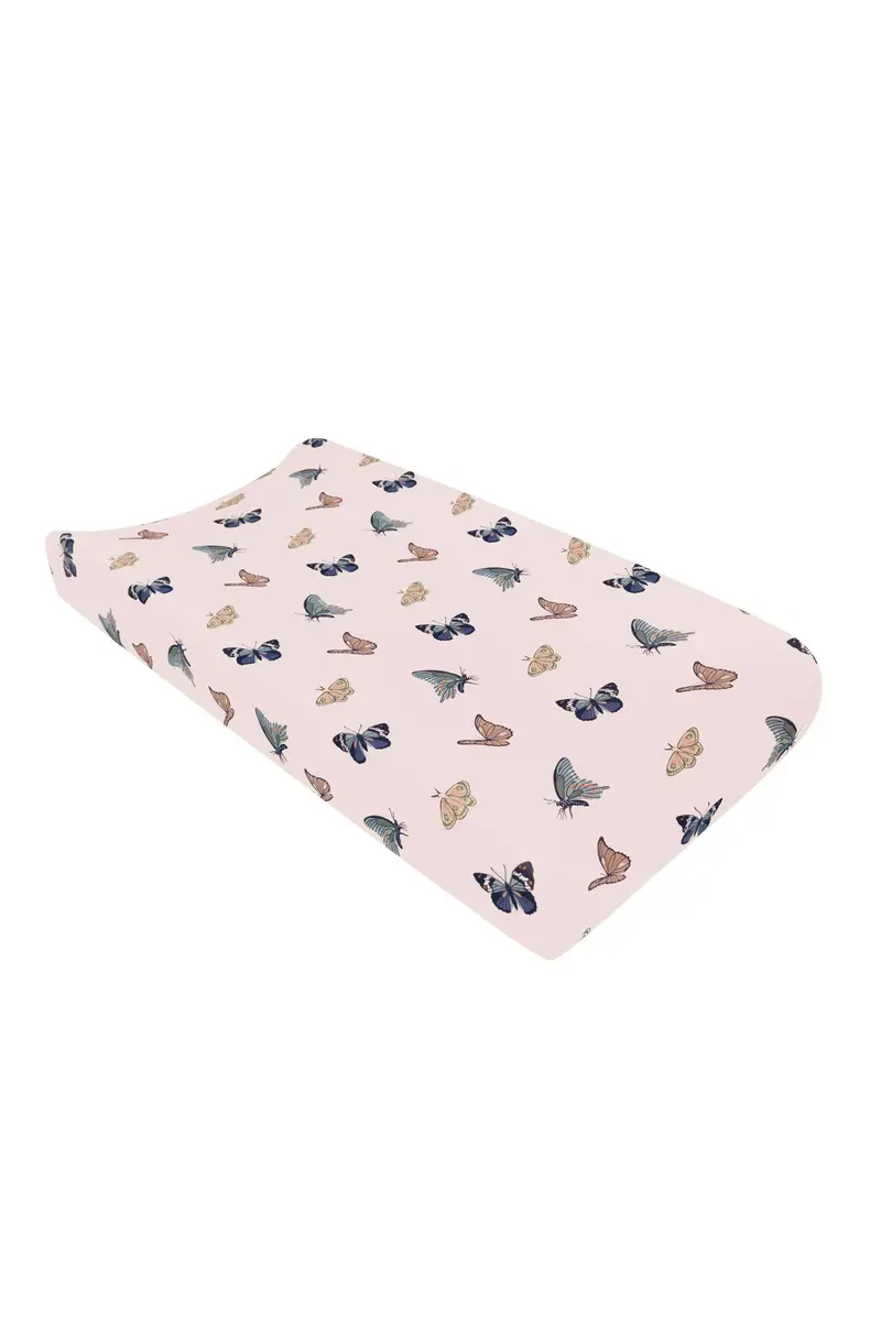 Change Pad Cover In Blush Butterfly 1