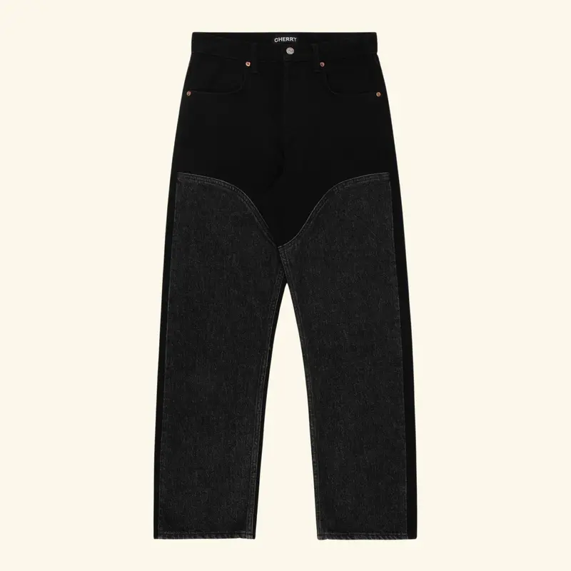 Chap Denim Pant (Black) 1