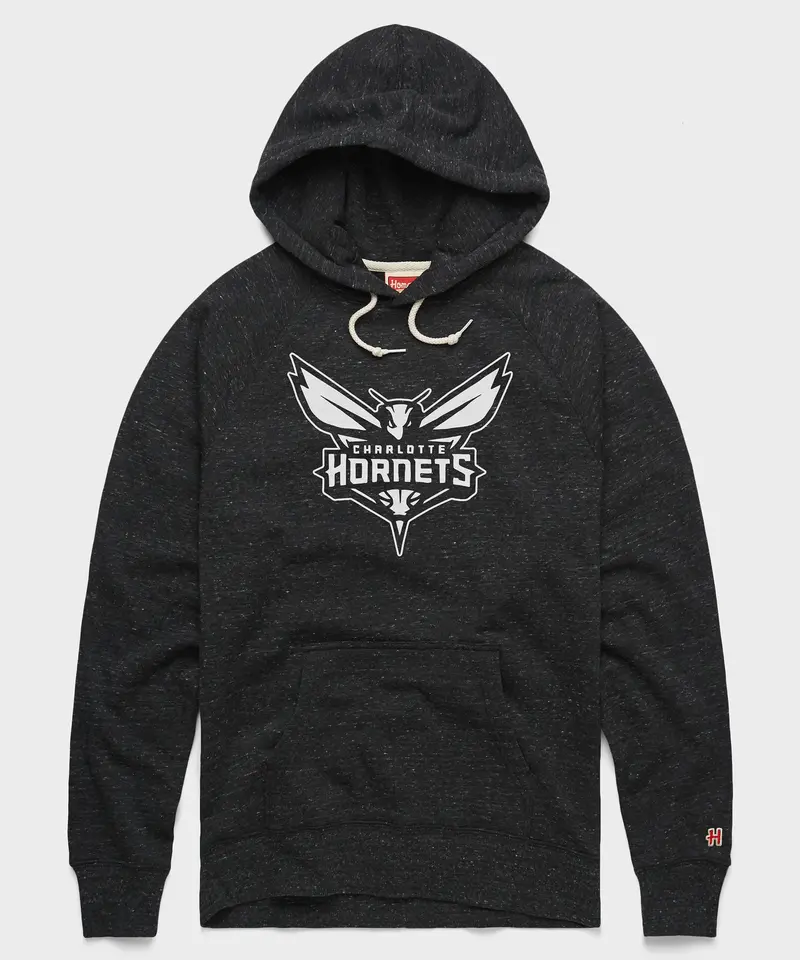 Charlotte Hornets Blacktop Logo Hoodie 1