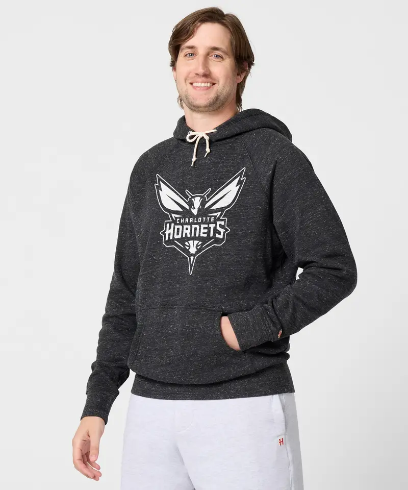 Charlotte Hornets Blacktop Logo Hoodie 3
