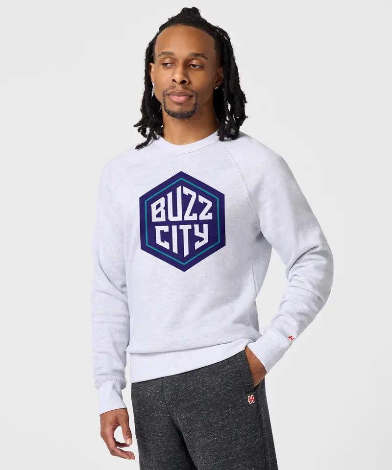 Charlotte Hornets Buzz City Crewneck 3