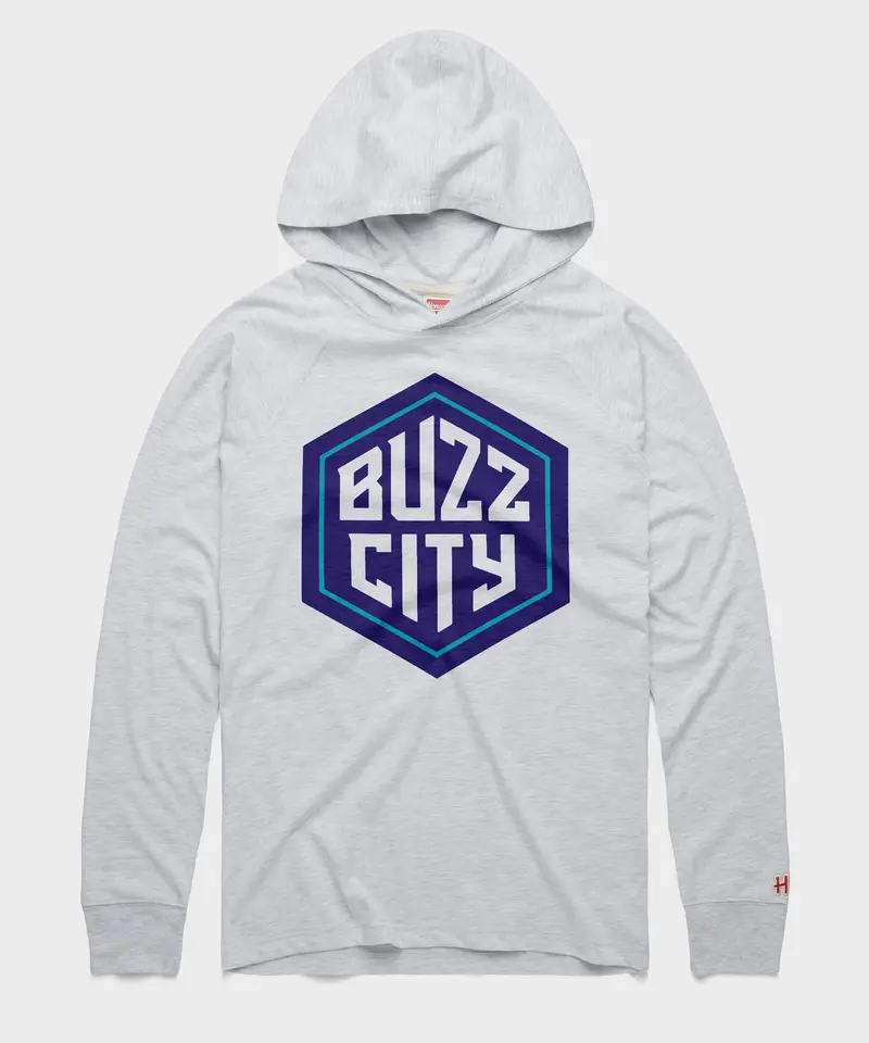 Charlotte Hornets Buzz City Lightweight Hoodie 1