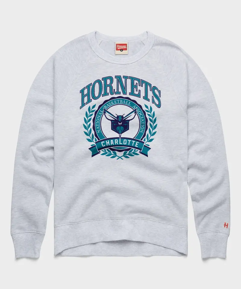 Charlotte Hornets Crest Crewneck 1