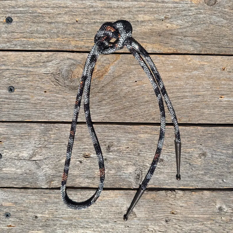 Cheetah Rhinestone Western Bolo Tie #Bt109 1