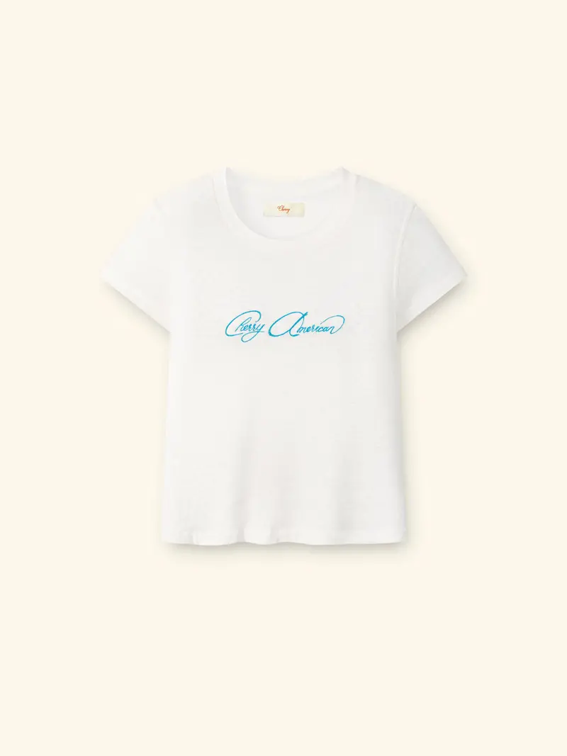 Cherry American Baby Tee (Vintage White) 1