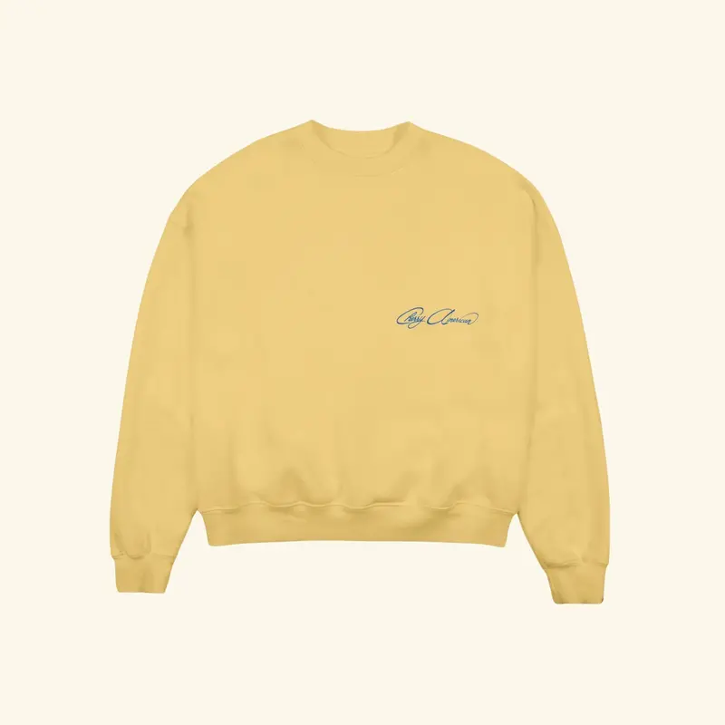 Cherry American Crewneck (Butter) 1