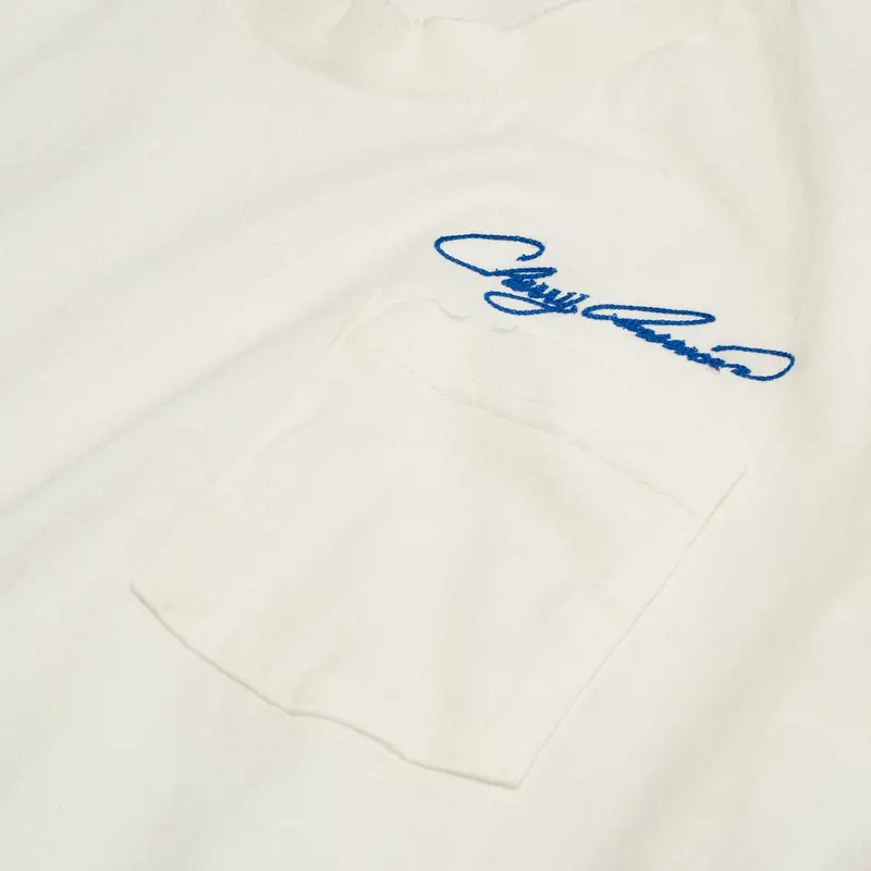 Cherry American Distressed Pocket Tee (Vintage White) 4