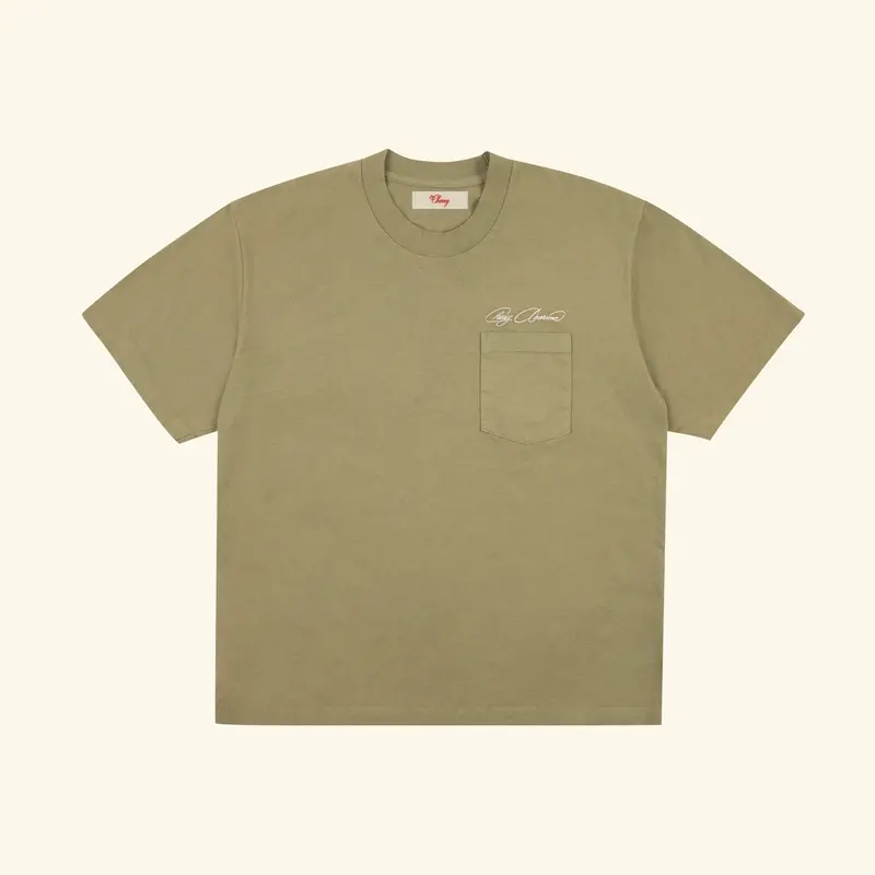 Cherry American Pocket T-Shirt (Cactus) 1