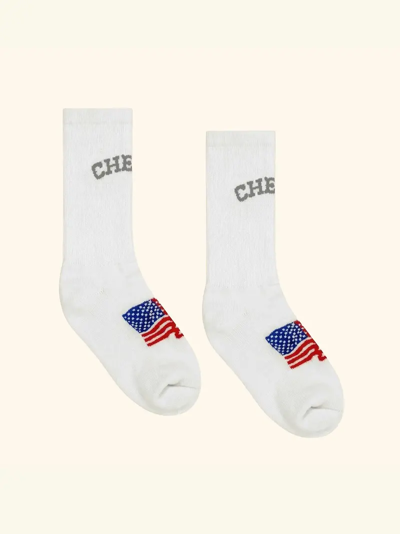 Cherry American Socks (White) 1