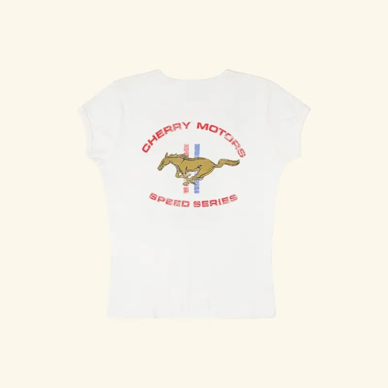 Cherry Motors Scoop Baby Tee 1