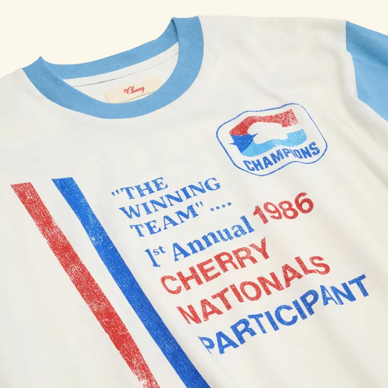 Cherry Nationals Boxy Tee (White/Blue) 3