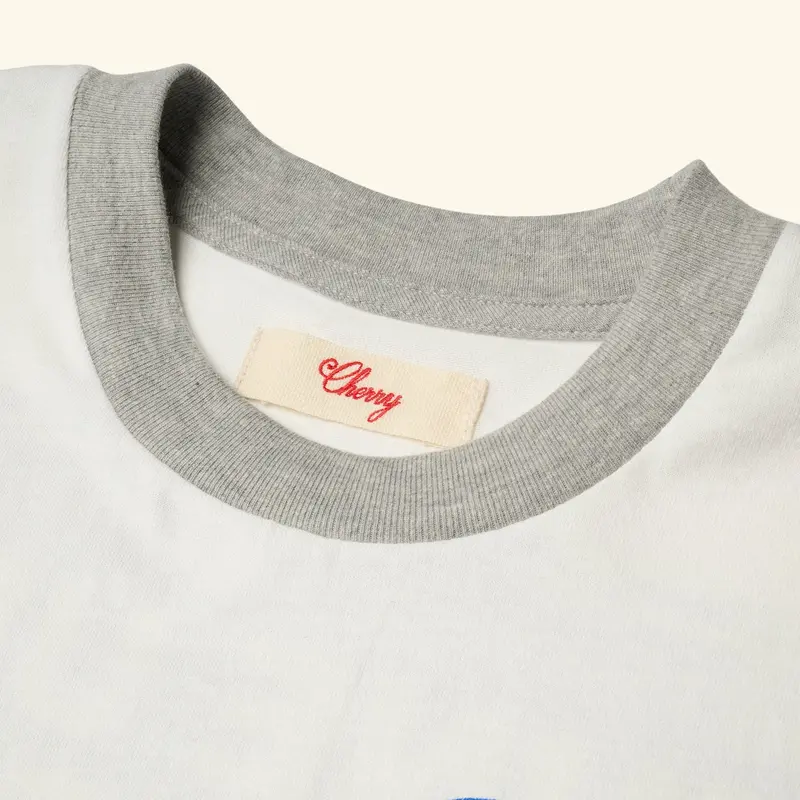 Cherry Nationals Boxy Tee (White/Heather Grey) 1