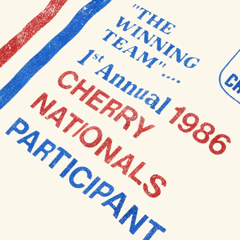 Cherry Nationals Boxy Tee (White/Heather Grey) 3