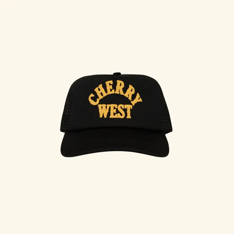 Cherry West Mesh Trucker (Black) 1