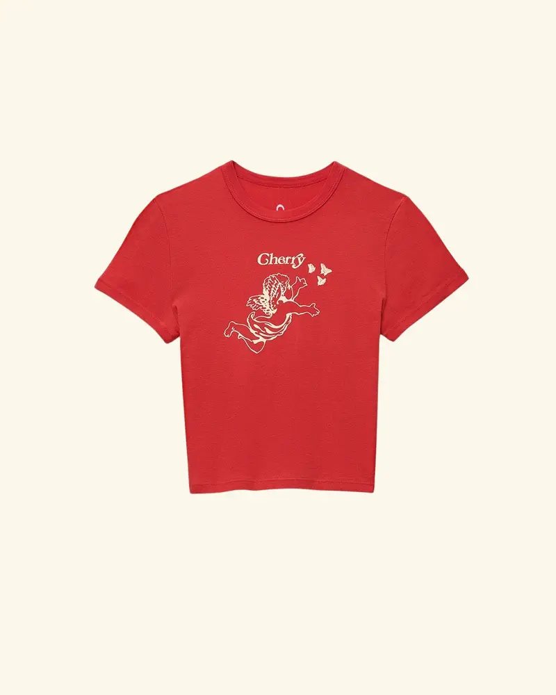 Cherry X Gdc Angel Baby Tee (Red) 1