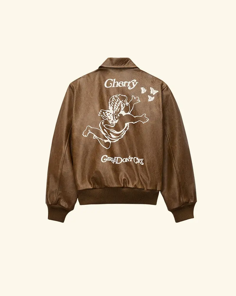 Cherry X Gdc Angel Leather Flight Jacket 2