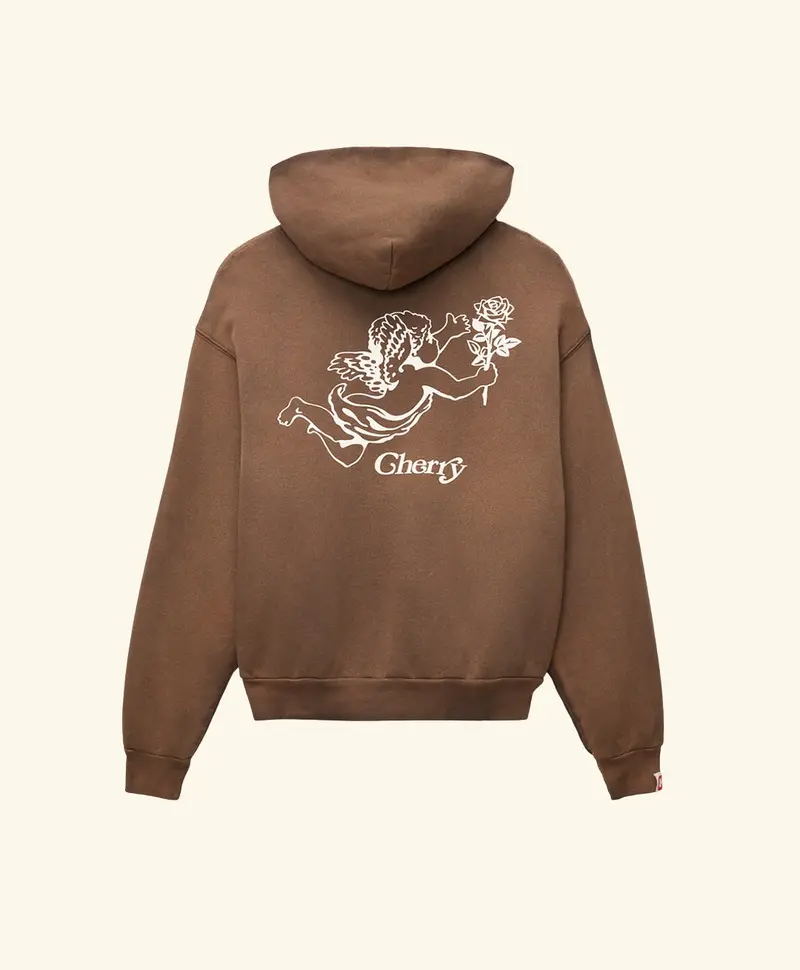 Cherry X Gdc Angel Men's Hoodie (Brown) 2