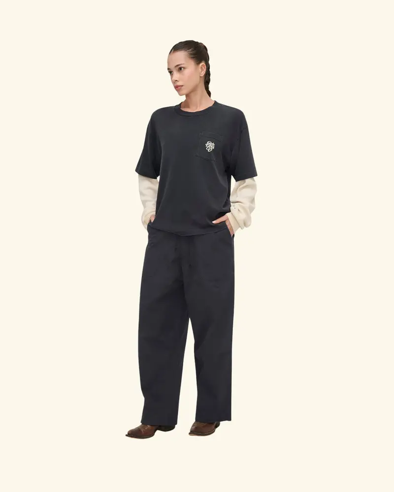 Cherry X Gdc Boxy Pocket Thermal L/S (Black) 3