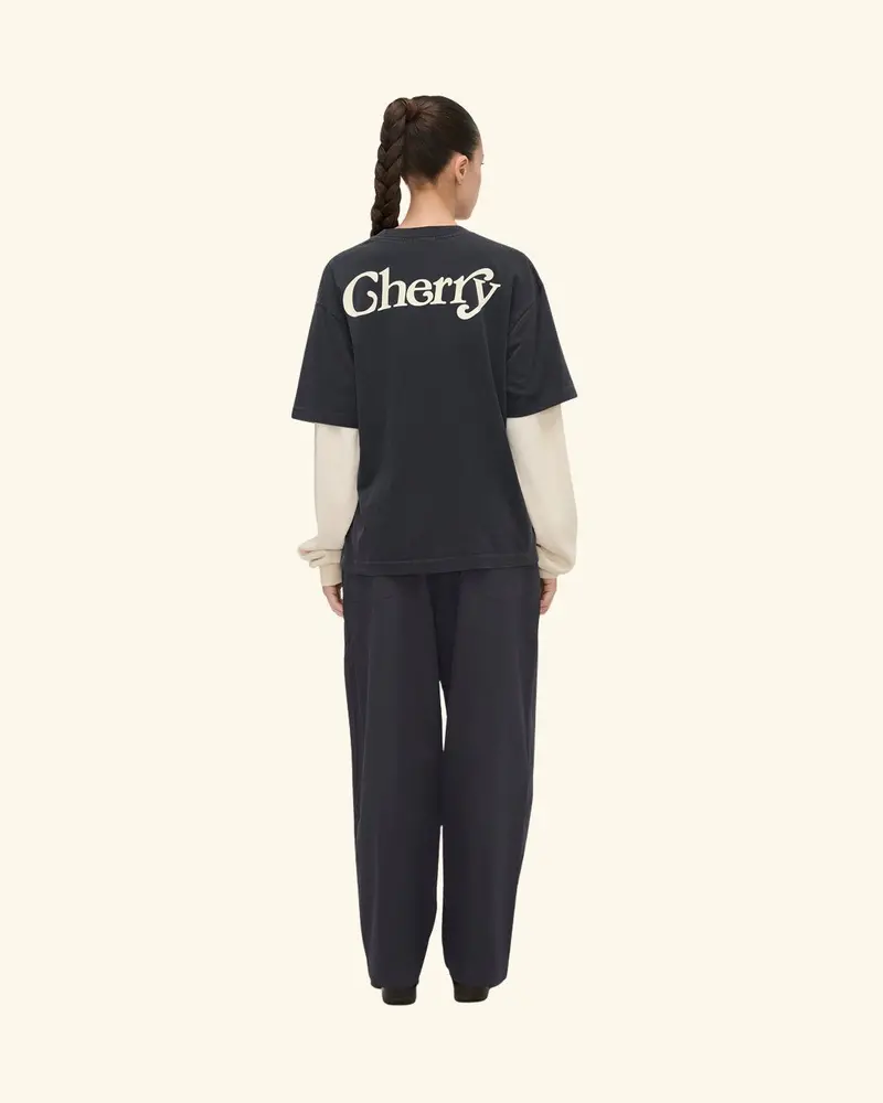 Cherry X Gdc Boxy Pocket Thermal L/S (Black) 4