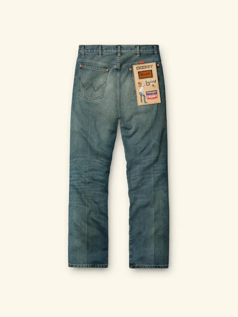 Cherry X Wrangler Cowboy Cut 5 Pocket Denim 6