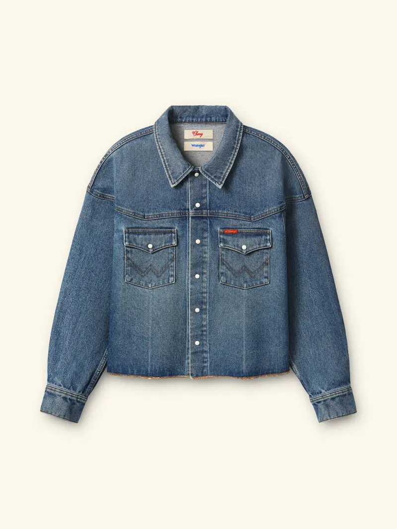 Cherry X Wrangler Denim Shirt Jacket 1