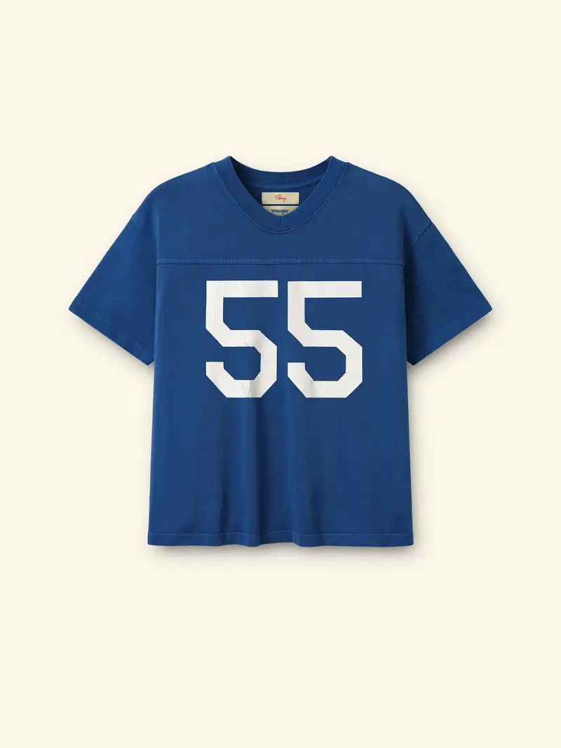 Cherry X Wrangler Football Jersey (Royal Blue) 1