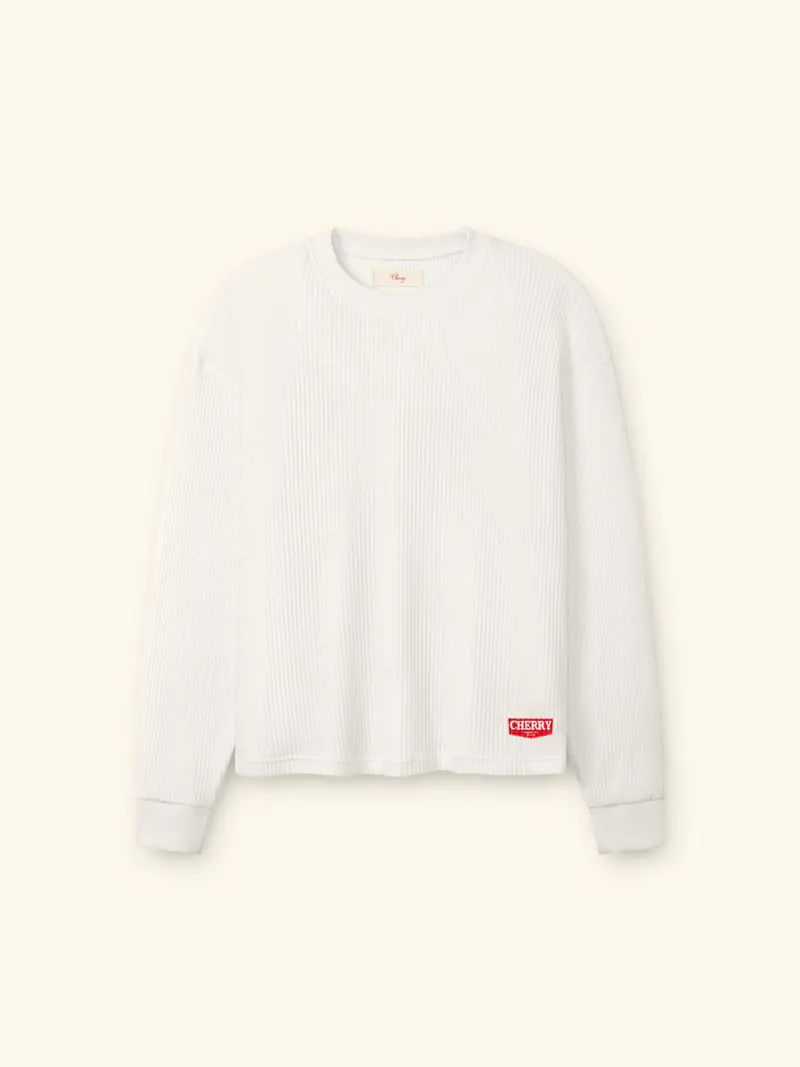 Chevron Logo Longsleeve Thermal (Natural) 1