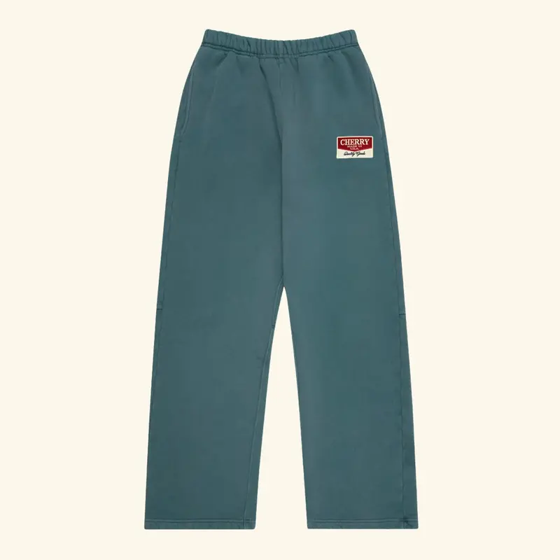 Chevron Patch Parachute Sweatpants 1