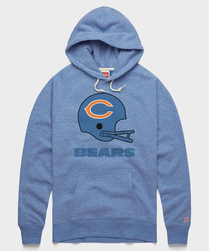 Chicago Bears Big Helmet Hoodie 1