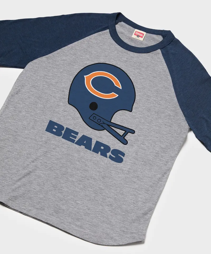 Chicago Bears Big Helmet Raglan 2