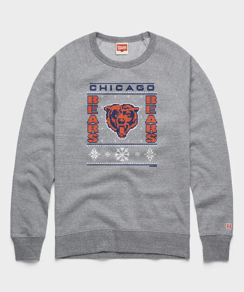 Chicago Bears Holiday Crewneck 1