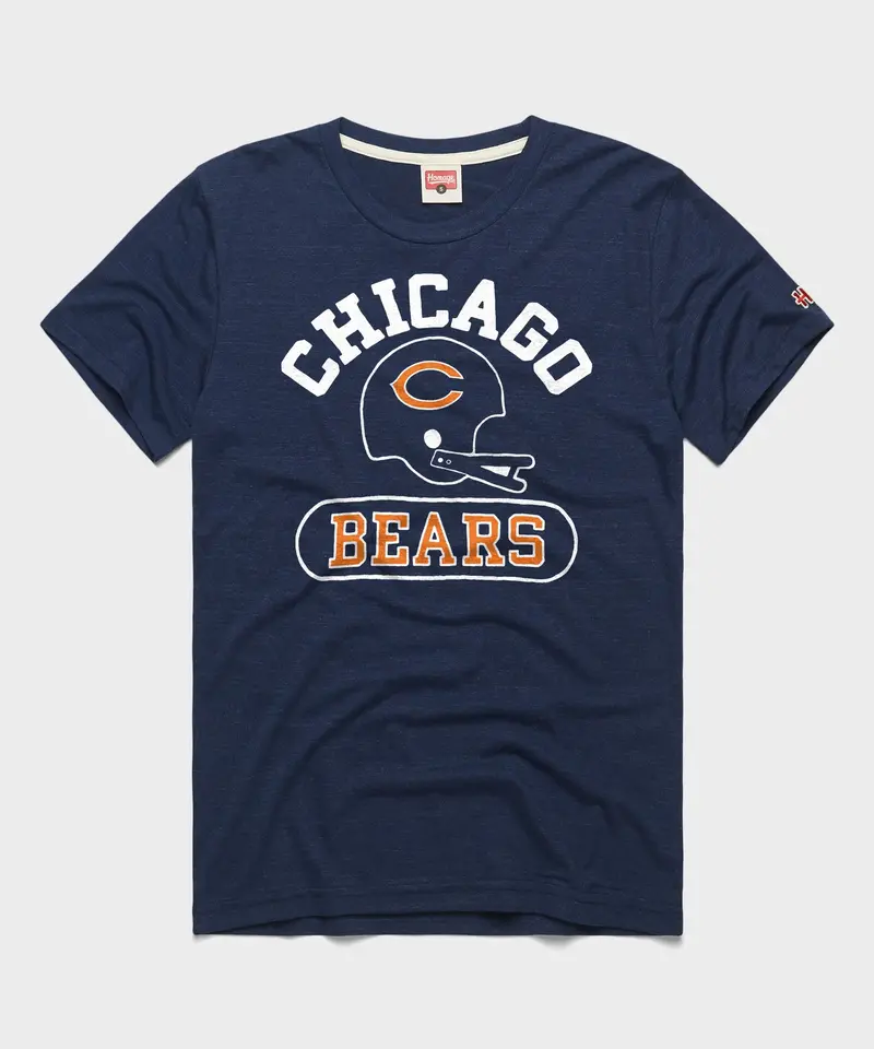 Chicago Bears Throwback Helmet 1