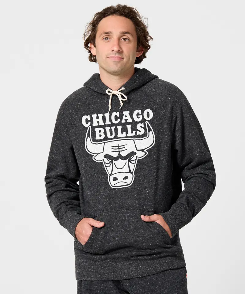 Chicago Bulls Blacktop Logo Hoodie 3