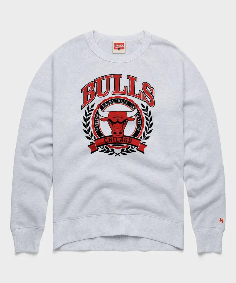 Chicago Bulls Crest Crewneck 1